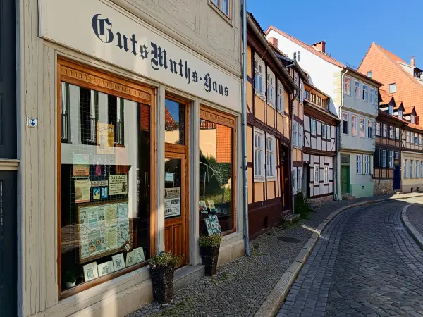202406260-04 - GutsMuths-Haus in Quedlinburg, Harz, Sachsen-Anhalt, Deutschland