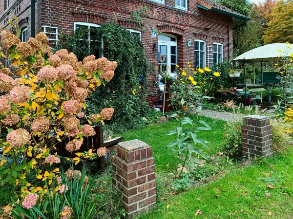 202410210-20 - Haus an der Ilmenau-Luhe-Niederung bei Winsen (Luhe), Lüneburger Heide, Niedersachsen, Deutschland