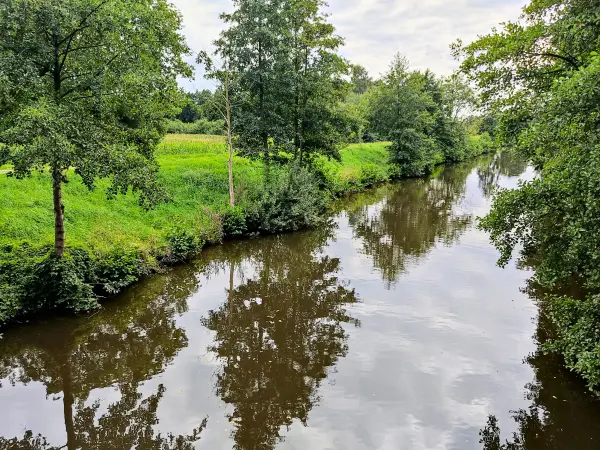 202308160-10 - Hunte bei Wardenburg, Oldenburger Land, Niedersachsen, Deutschland