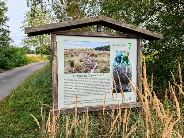 202310060-35 - Informationstafel bei Raddusch, Spreewald, Brandenburg, DeutschandSpr