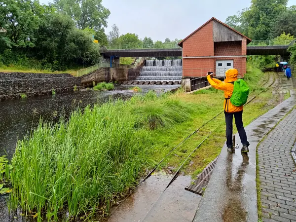 202507120-12 - Kaskadenwehr am Dahme-Umflutkanal bei Märkisch Buchholz, Dahme-Seenland, Brandenburg, Deutschland
