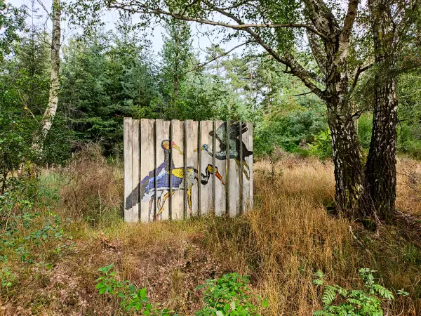 202308050-29 - Kunstwerk am Kunstwanderweg bei Borne, Fläming, Brandenburg, Deutschland