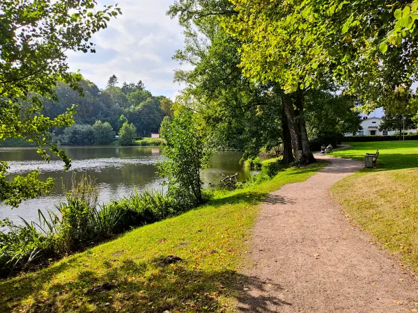 202309230-36 - Mühlenteich in Reinbek, Herzogtum Lauenburg und Stormarn, Schleswig-Holstein, Deutschland