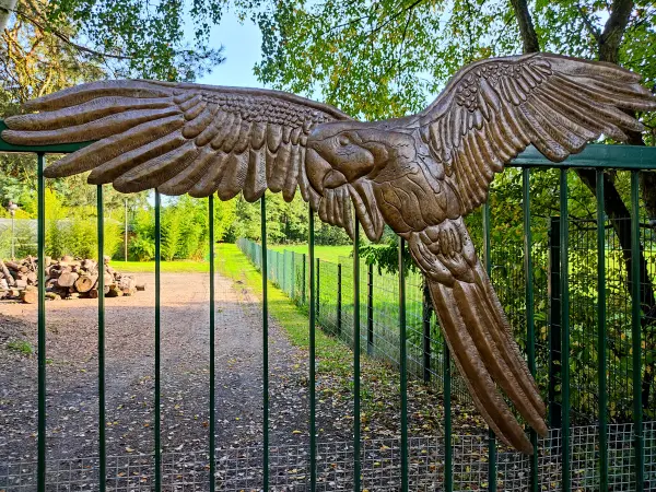 202310250-13 - Papageienschutzanlage bei Rädel, Fläming, Brandenburg, Deutschland