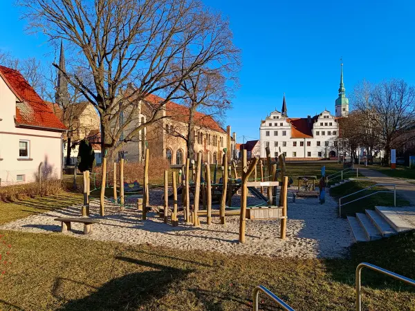 202512150-20 - Refektorium und Schloss Doberlug in Doberlug-Kirchhain, Elbe-Elster-Land, Brandenburg, Deutschland