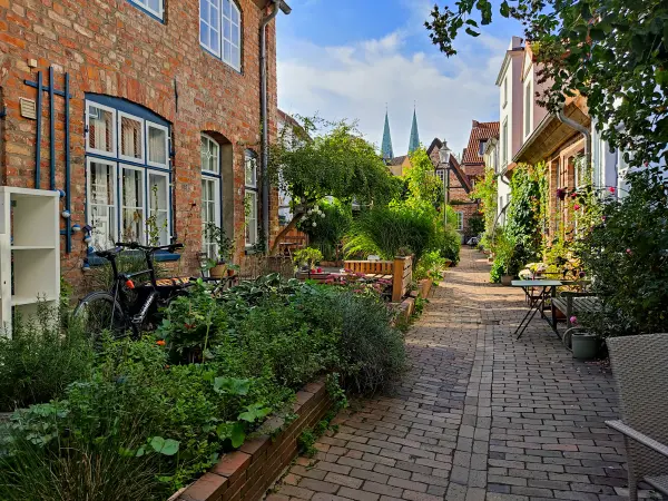 202309210-29 - Rosen-Gang in Lübeck, Lübecker Bucht, Schleswig-Holstein, Deutschland