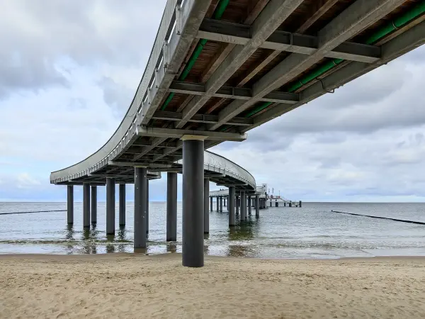 202310170-43 - Seebrücke in Koserow, Usedom, Mecklenburg-Vorpommern, Deutschland