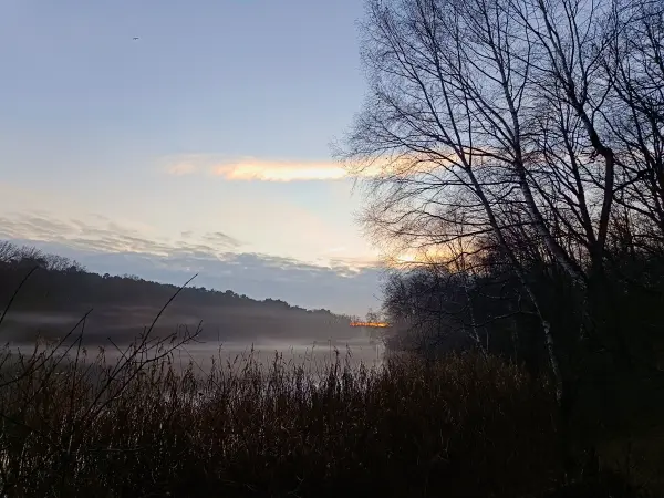 202512200-06 - Sonnenuntergang an der Krummen Lanke, Berlin, Deutschland