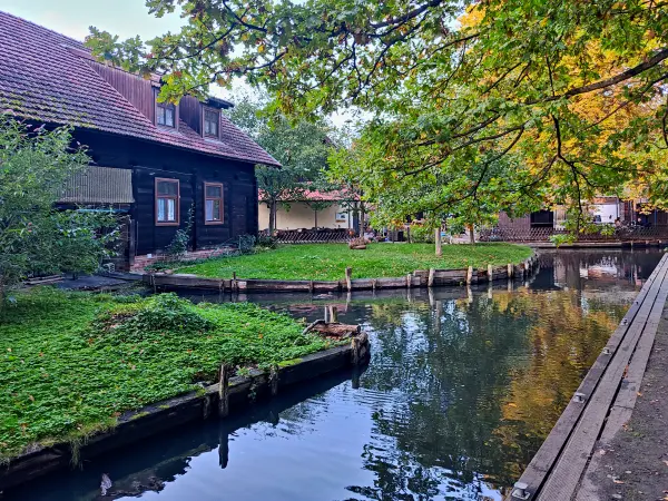 202310230-40 - Spreewaldhäuser in Lehde, Spreewald, Brandenburg, Deutschland