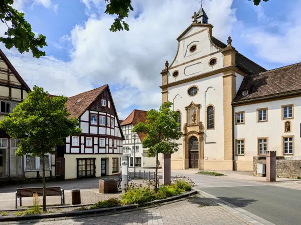 202308150-06 - St. Marien in Lügde, Weserbergland, Nordrhein-Westfalen, Deutschland