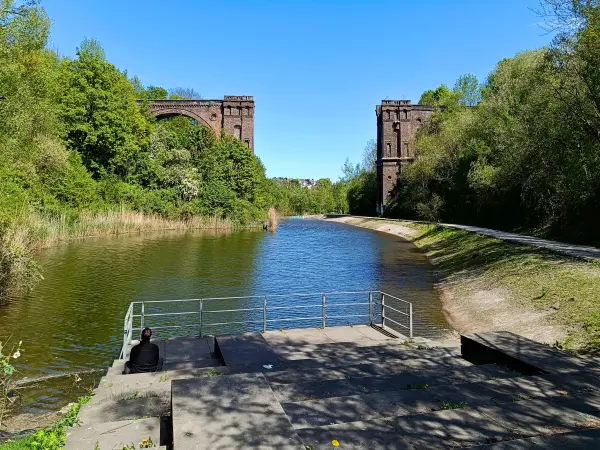 202604280-19 - Viadukt Hympendahlbrücke in Dortmund, Ruhrgebiet, Nordrhein-Westfalen, Deutschland