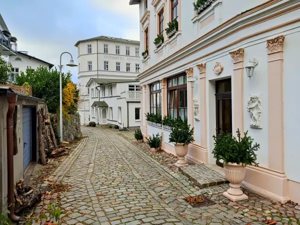202311070-06 - Villen in Sassnitz, Rügen, Mecklenburg-Vorpommern, Deutschland