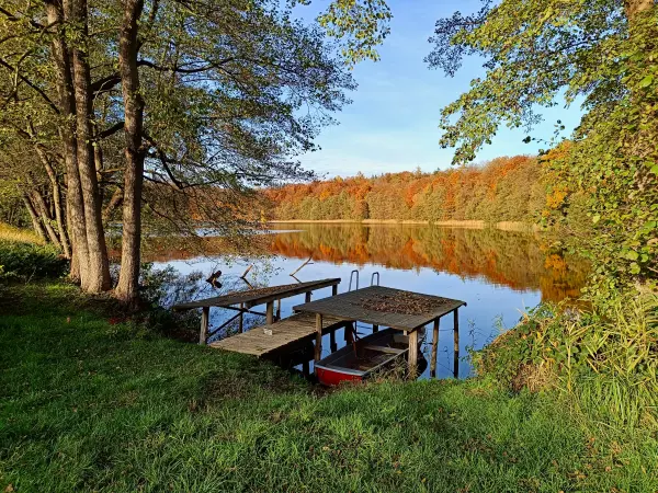 202511050-34 - Weißer See bei Weiße Krug, Mecklenburgische Seenplatte, Mecklenburg-Vorpommern, Deutschland