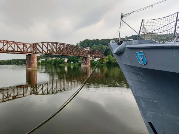 202308151-06 - Weser bei Hameln, Weserbergland, Niedersachsen, Deutschland