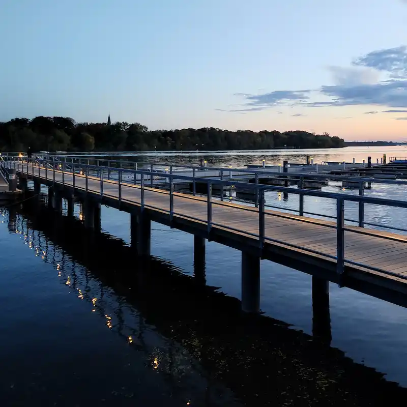 Bootssteg am Templiner See