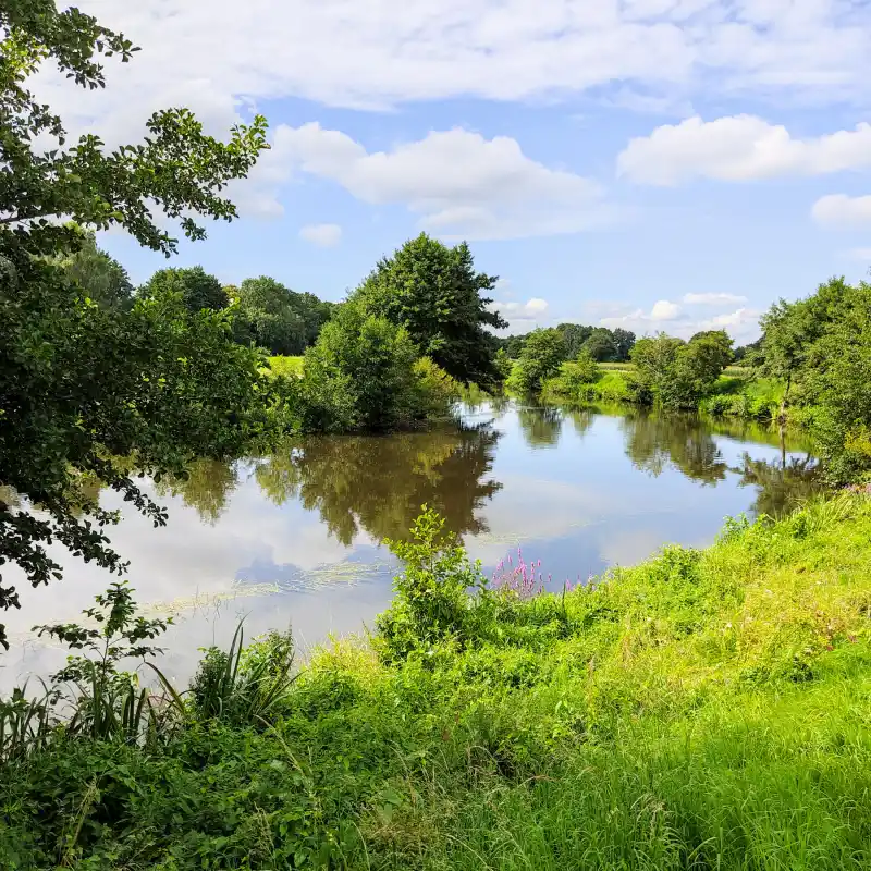 Durch den Naturpark Wildeshauser Geest und am Ufer der Hunte zur Oldenburger Altstadt