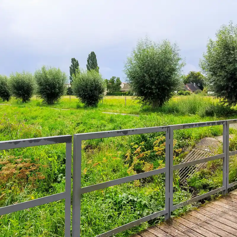 Auf dem Grünen Hauptweg 20 entlang des Bullengrabens zum Fort Hahneberg