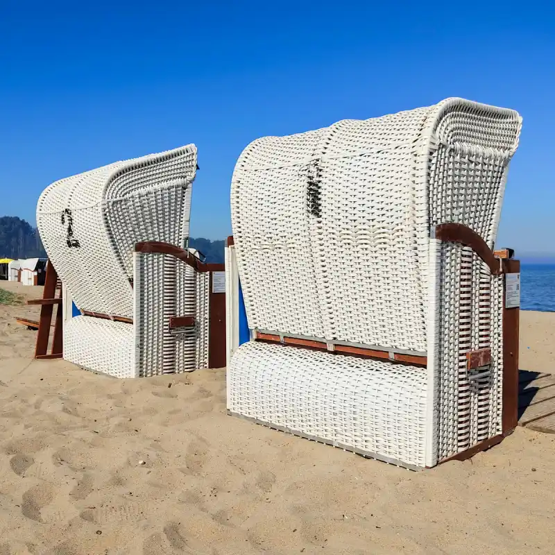 Strandkörbe am Zierower Strand