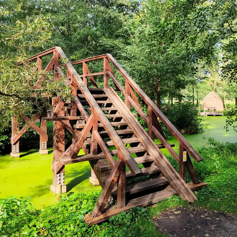 Brücke am Naturhafen Raddusch