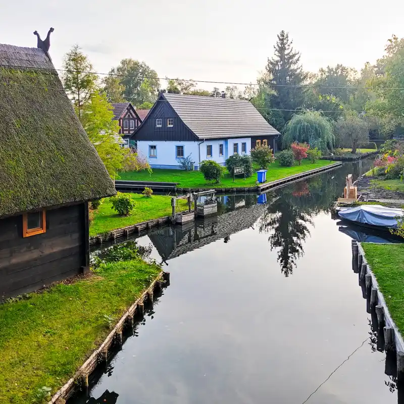 Spreewaldhäuser in Lehde