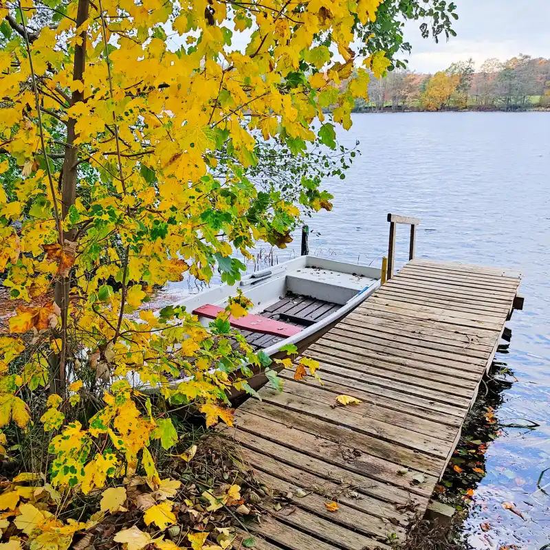 Bootssteg am Schlesersee
