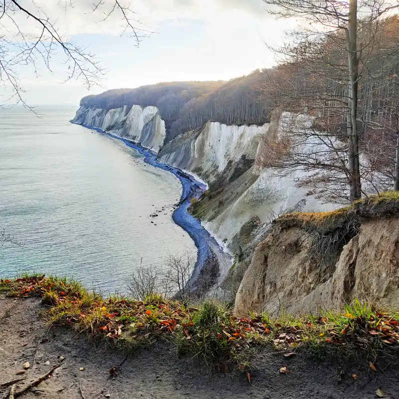 Blick über die Kreideküste