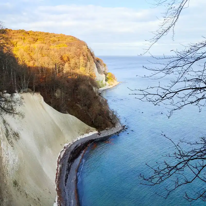 Blick über die Kreideküste