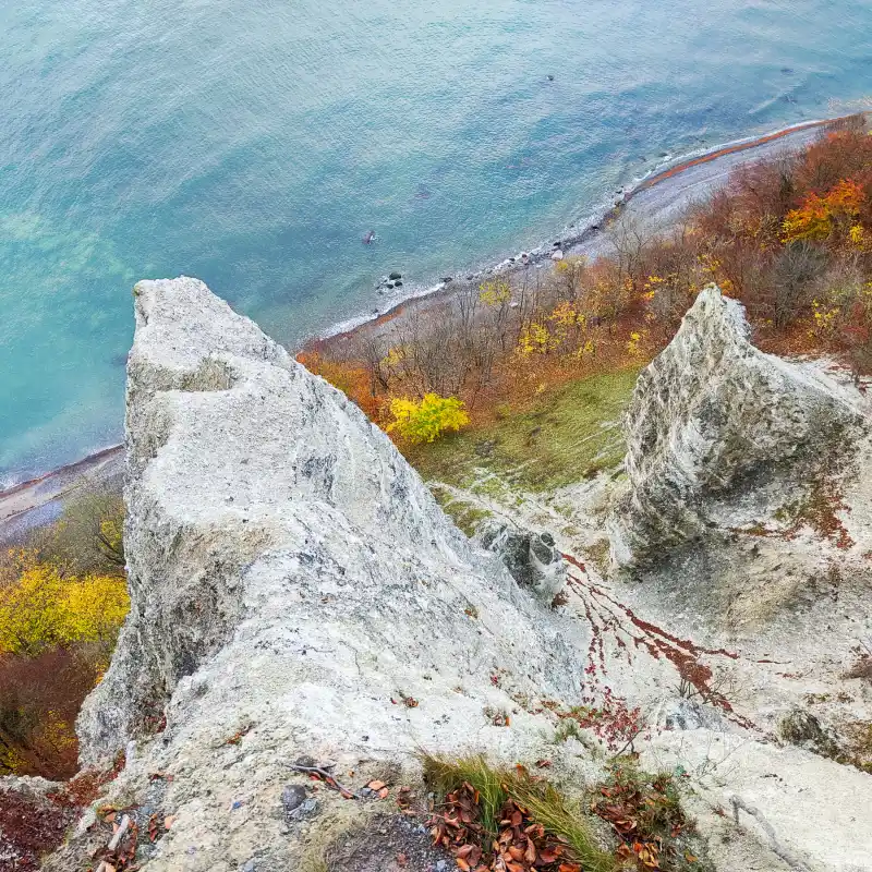 Kreidefelsen an der Victoria-Sicht