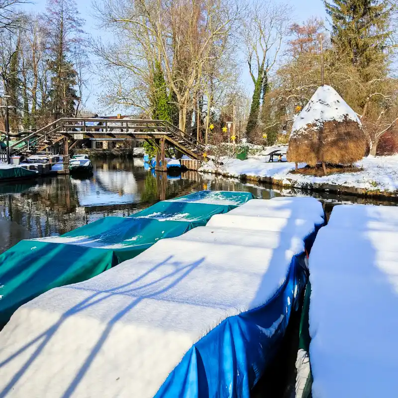 Kleiner Hafen in Lübbenau