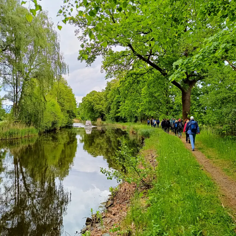 Treidelweg am Storkower Kanal