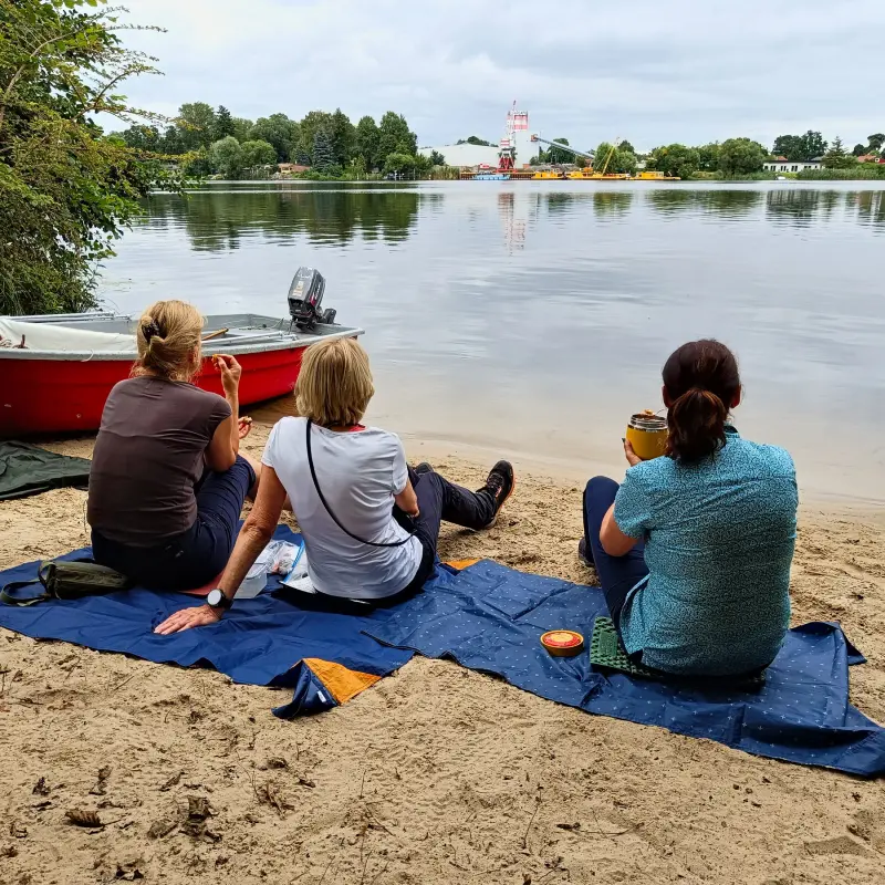 Rast am Havelstrand