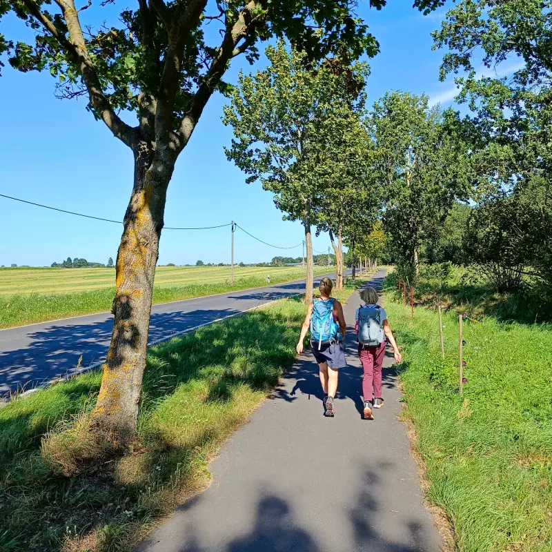 Landstraße bei Röddelin