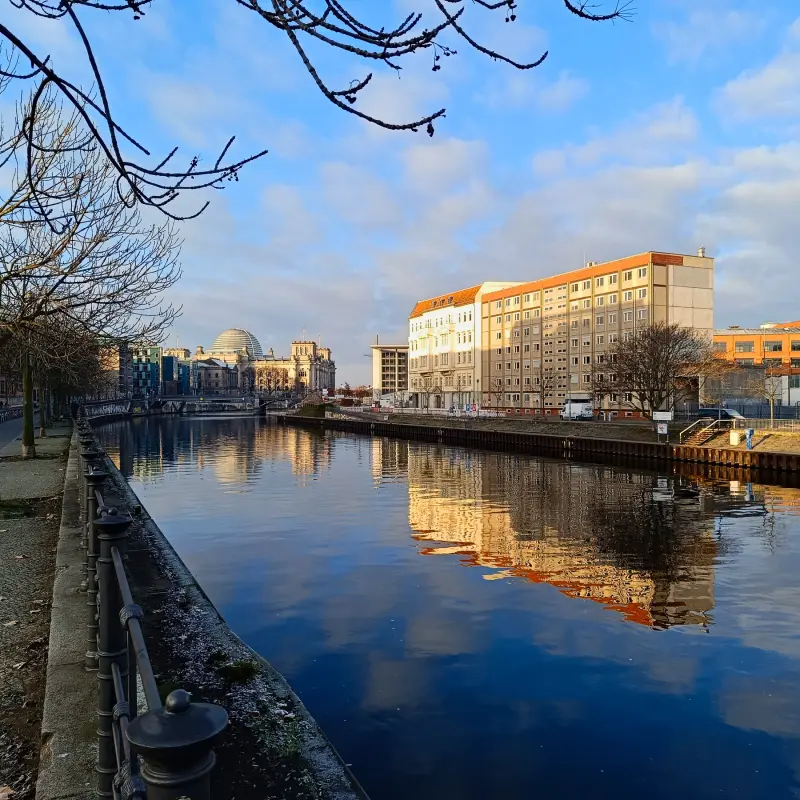 Spree im Stadtzentrum