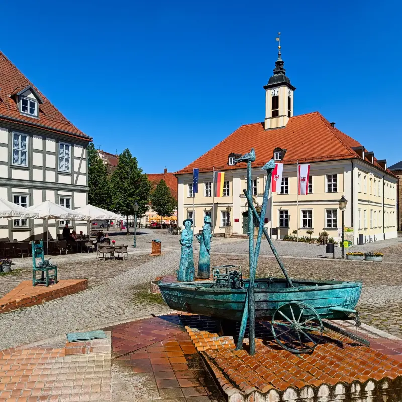 Markt und Rathaus in Angermünde