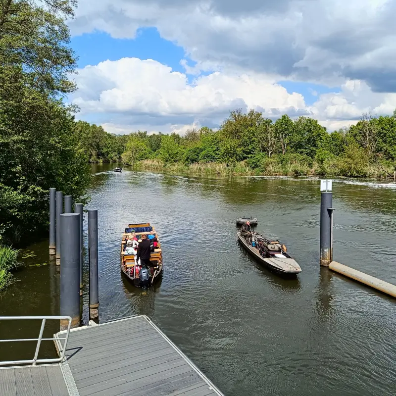 Spree an der Schleuse Hartmannsdorf