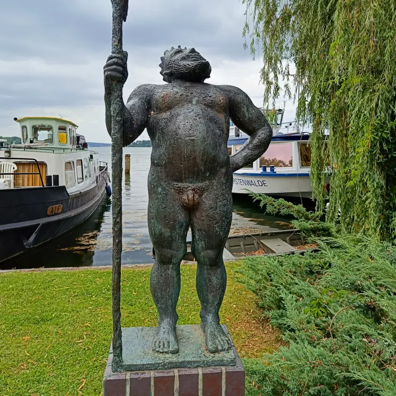 Neptunskulptur in Bad Saarow