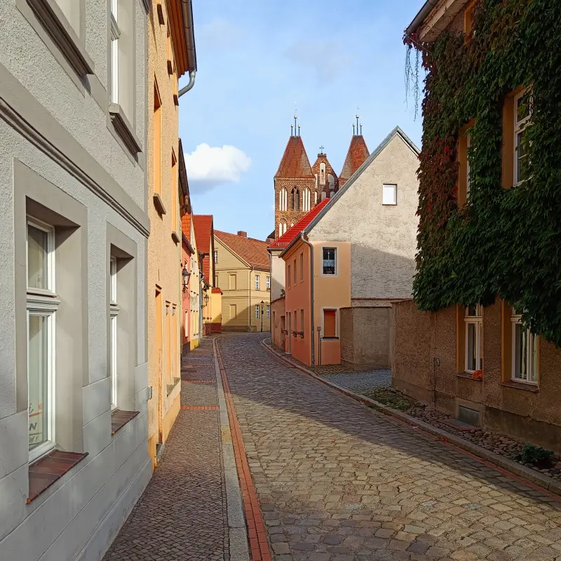Schulstraße in Luckau