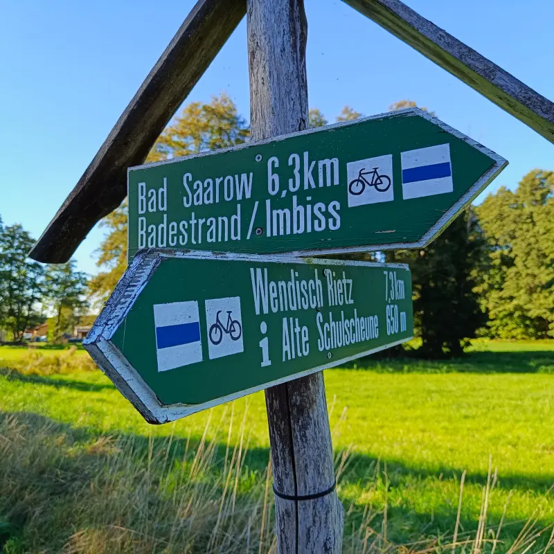 Wegweiser in Diensdorf